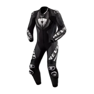 Revit Hyperspeed 3 Perforated 1-Piece Leather Suit Black/White