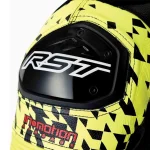 RST Pro Series D3O Airbag Perforated 1-Piece Leather Suit Black/Neon Yellow