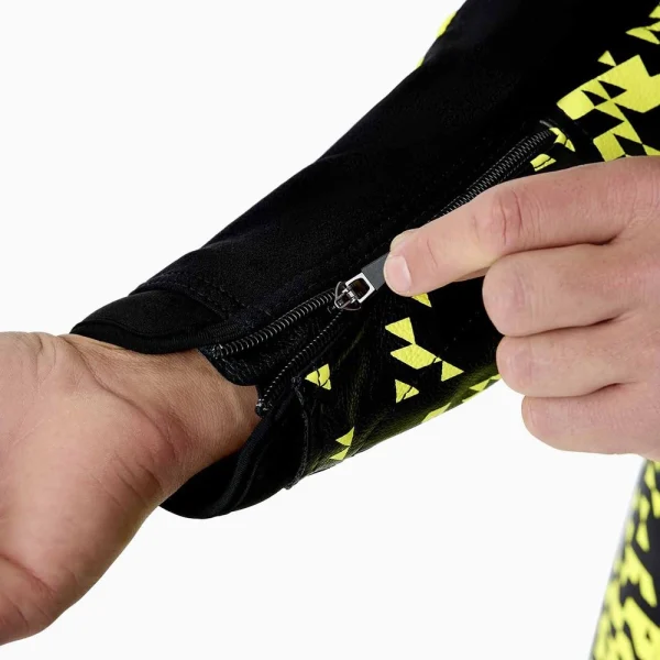 RST Pro Series D3O Airbag Perforated 1-Piece Leather Suit Black/Neon Yellow