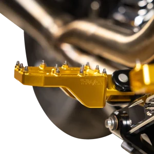 Thrashin Supply Aggressor Foot Pegs Gold, Motoee.com