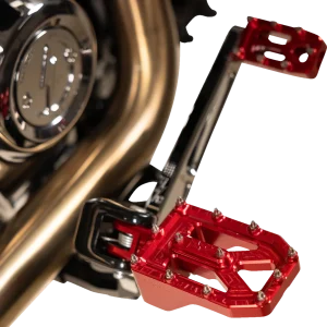 Thrashin Supply Aggressor Foot Pegs Red, Motoee.com