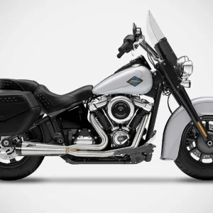 Zard 2:1 Full Exhaust System Polished H-D Softail 25-26, Motoee.com