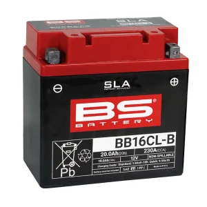 BS Battery BB16CL-B 12V 19Ah 230A AGM Maintenance Free Battery
