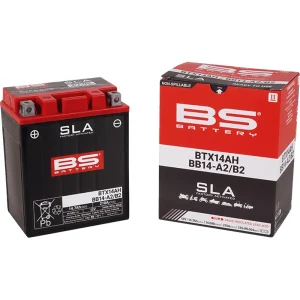 BS Battery BTX14AH/BB14-A2/B2 12V 210A 12Ah AGM Maintenance Free Battery, Motoee.com