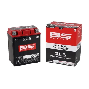 BS Battery BTX14AHL/BB14L-A2/B2 12V 14Ah 210A AGM Battery, Motoee.com