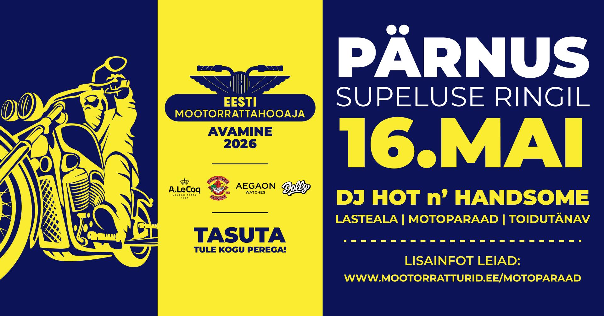 Estonian Motorcycle Season Opening 2026 – The Biggest Biker Event in Estonia