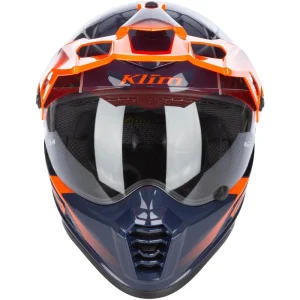 Klim Krios Pro Echo Carbon Enduro Helmet Black/Orange, Motoee.com