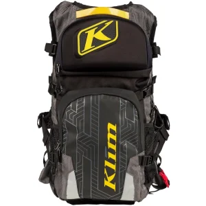 Klim Nac Pak 3L Hydrapak Hydration Backpack Black/Dark Grey, Motoee.com