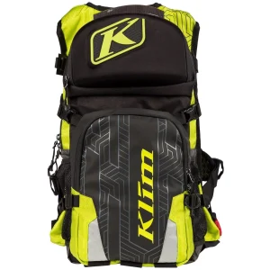 Klim Nac Pak 3L Hydrapak Hydration Backpack Black/Neon/Yellow, Motoee.com