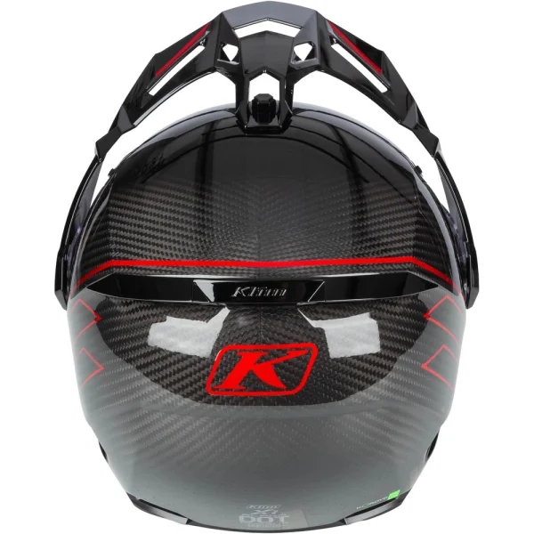 Klim X1 Alpha Graphic Carbon Enduro Helmet Black/Red