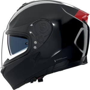 Nolan N80-8 Classico Nobile Helmet Black/Red, Motoee.com