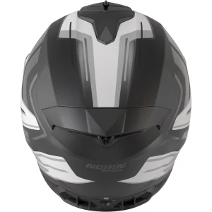 Nolan N80-8 Trittico Helmet Black/White/Grey, Motoee.com