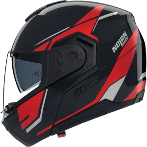 Nolan N90-3 06 Sincrono Helmet Black/Red, Motoee.com