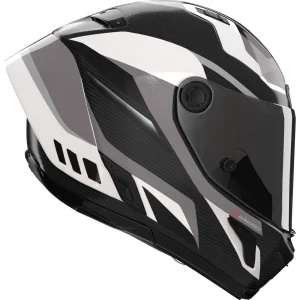Nolan X-804 RS Ultra Carbon Lesmo Helmet Grey/White, Motoee.com