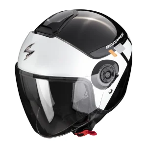 Scorpion Exo-City II Mall Jet Helmet Black/White