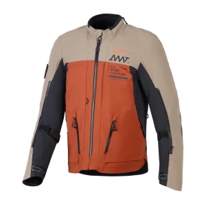 Alpinestars AMT-8 Stretch Drystar XF Waterproof Jacket Black/Brown/Orange