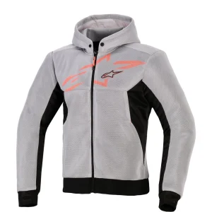Alpinestars Chrome Superairflow Hoodie Black/Grey/Red