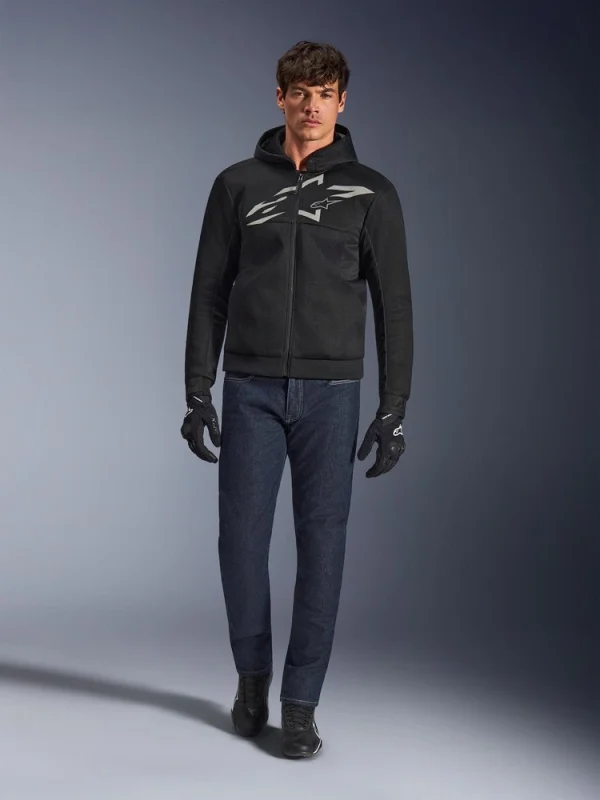 Alpinestars Chrome Superairflow Hoodie Black/Grey/White