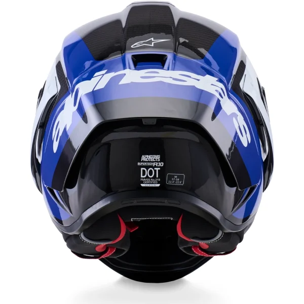 Alpinestars Supertech R10 Arius umpikypärä musta/valkoinen/sininen