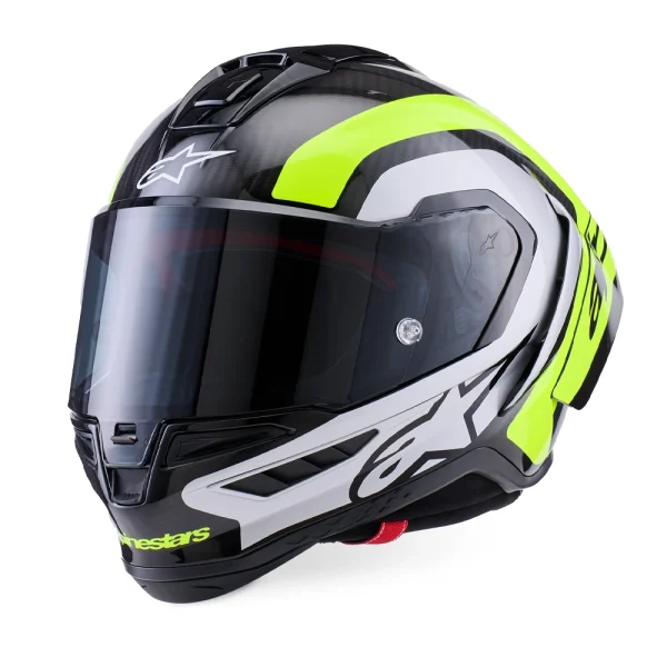 Alpinestars Supertech R10 Arius umpikypärä musta/valkoinen/neonkeltainen