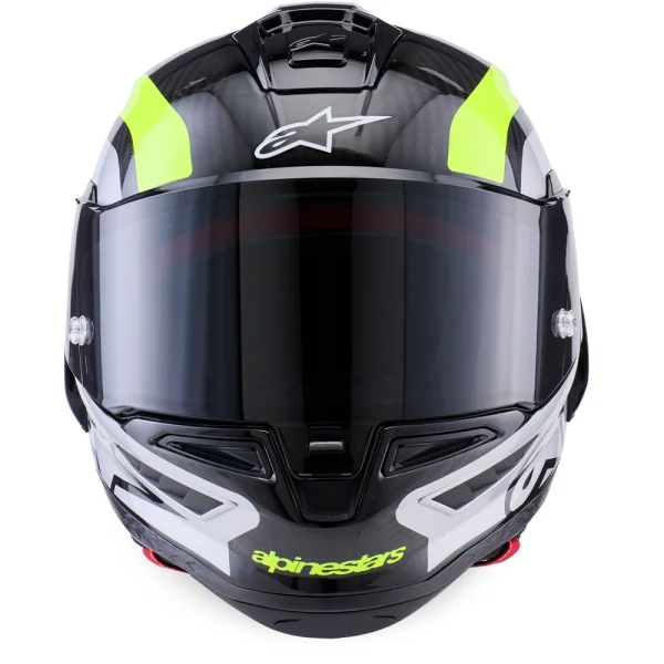 Alpinestars Supertech R10 Arius umpikypärä musta/valkoinen/neonkeltainen