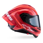 Alpinestars Supertech R10 Arius шлем интеграл красный/белый/чёрный