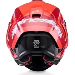 Alpinestars Supertech R10 Arius шлем интеграл красный/белый/чёрный