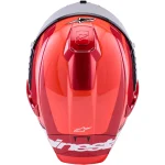 Alpinestars Supertech R10 Arius шлем интеграл красный/белый/чёрный