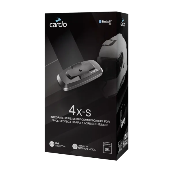 Cardo Freecom 4X-S Single Intercom for Shoei Gen 3 Helmets