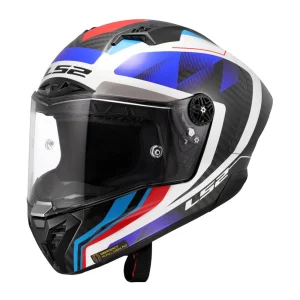 LS2 FF805 Thunder GP Raute Carbon White/Blue/Red