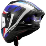 LS2 FF805 Thunder GP Raute Carbon White/Blue/Red