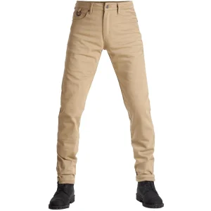 Pando Moto Robby Slim Jeans Beige