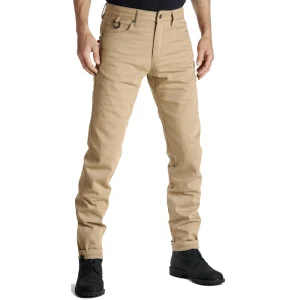 Pando Moto Robby Slim Jeans Beige, Motoee.com
