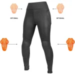 Pando Moto Tora Ladies Motorcycle Leggings Black