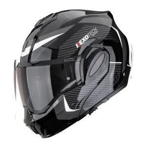 Scorpion EXO-TECH Evo Pro Acuti Helmet Black/Silver