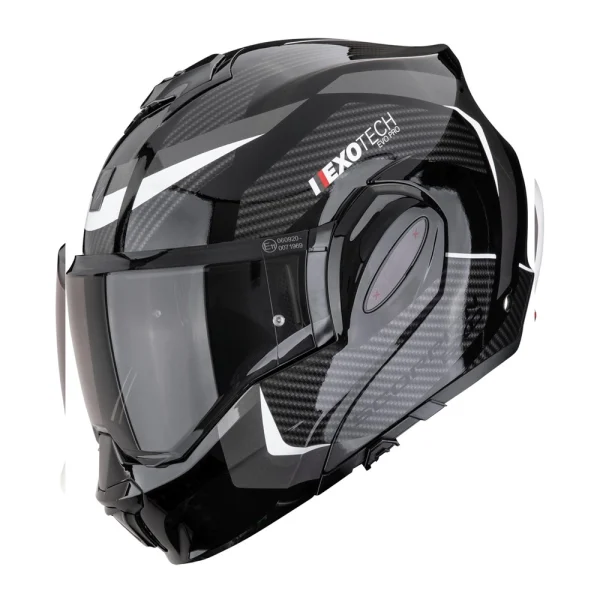 Scorpion EXO-TECH Evo Pro Acuti Helmet Black/Silver