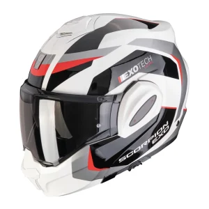 Scorpion EXO-TECH Evo Pro Acuti Helmet White/Black/Red