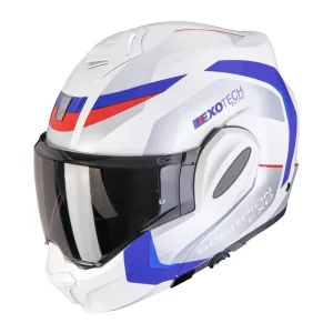 Scorpion EXO-TECH Evo Pro Acuti Helmet White/Blue/Red