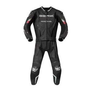 Berik Finthal 2-Piece Leather Suit Black/White