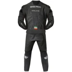 Berik Finthal 2-Piece Leather Suit Black/White