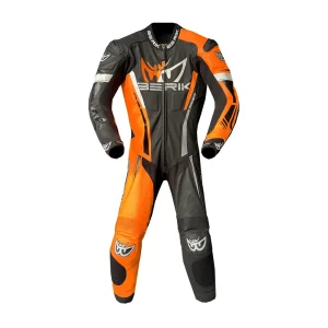 Berik Oshiqo 1-Piece Leather Suit Black/Orange