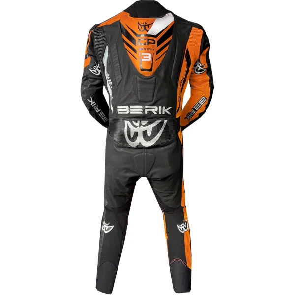 Berik Oshiqo 1-Piece Leather Suit Black/Orange