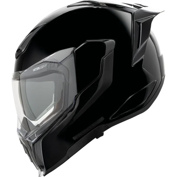 Icon Ultraflite Gloss Helmet Black