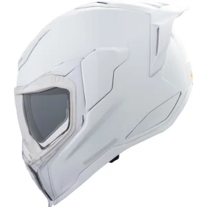 Icon Ultraflite Gloss Helmet White, Motoee.com