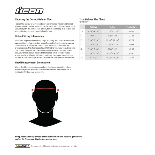 Icon Ultraflite Gloss Helmet White