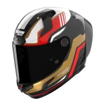 Nolan X-804 RS Ultra Carbon Piega Helmet Gold/Red