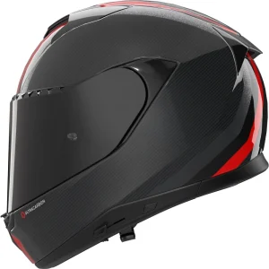 Nolan X-904 Ultra Carbon Gemini Helmet Black/Red, Motoee.com