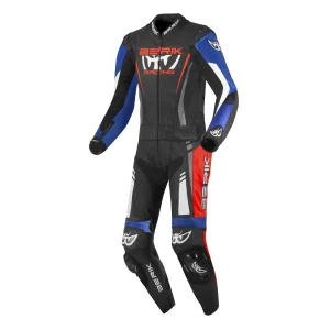 Berik Absolute GP2 2-Piece Leather Suit Black/Blue/White/Red