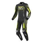 Berik Absolute GP2 2-Piece Leather Suit Black/Green/Neon Yellow