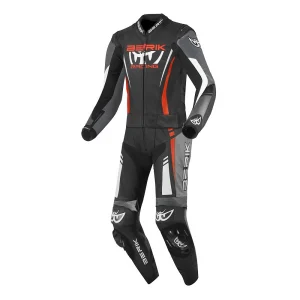 Berik Absolute GP2 2-Piece Leather Suit Black/Grey/Red